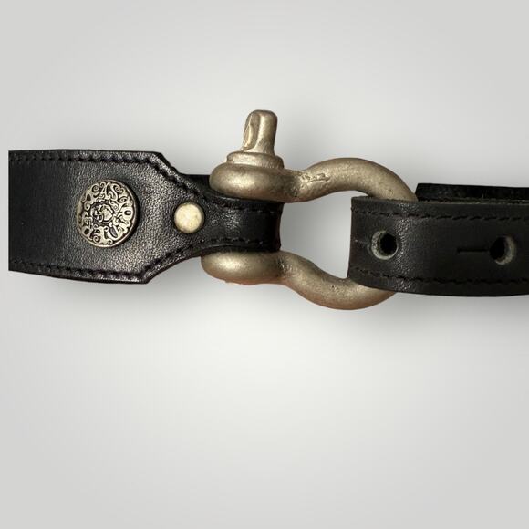 Motorcycle Leather Belts Lot of 3 Harley Davidson sz 32,Buffalo sz 32,Easy Rider - Picture 4 of 14